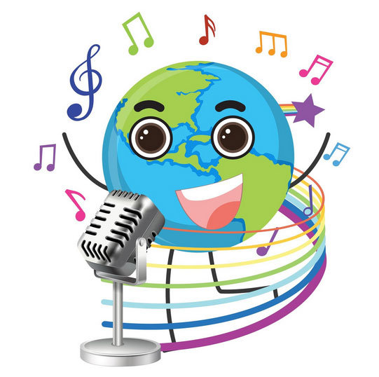 Logo cantante